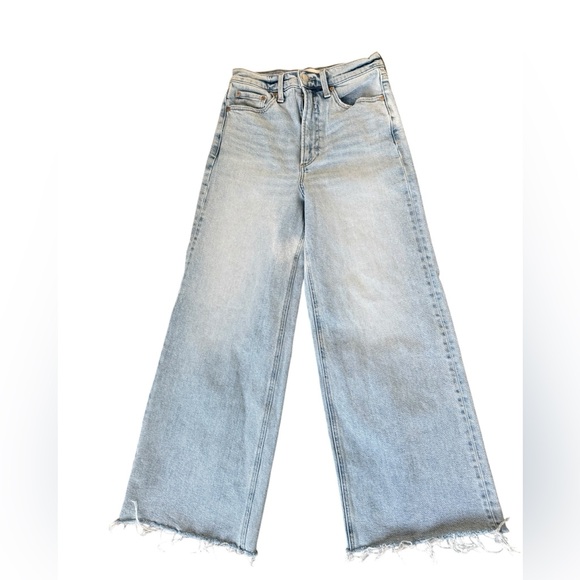 Pistola Lana High-Rise Ultra Crop Wide-Leg Jeans size 26 - Picture 2 of 12